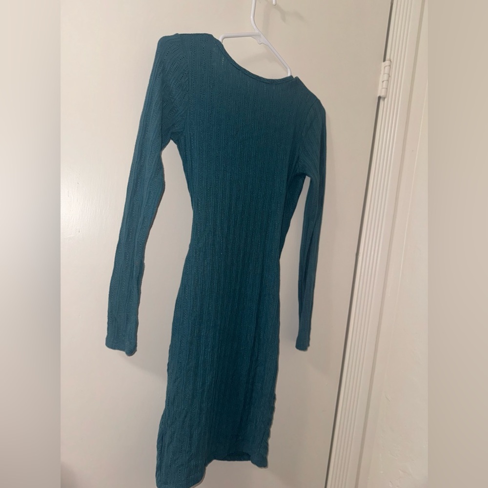 Mid length long sleeve dress